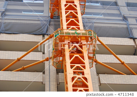 Building Construction Cranes and Scaffolds 4711348