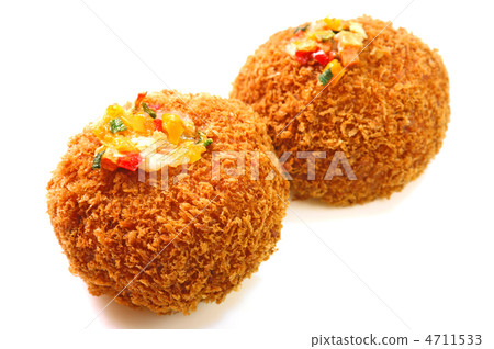 美味的米飯炸丸子 4711533