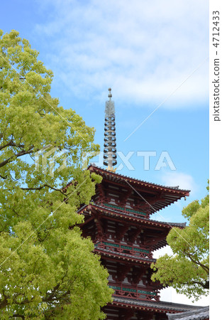 Shitennoji 5層塔 4712433