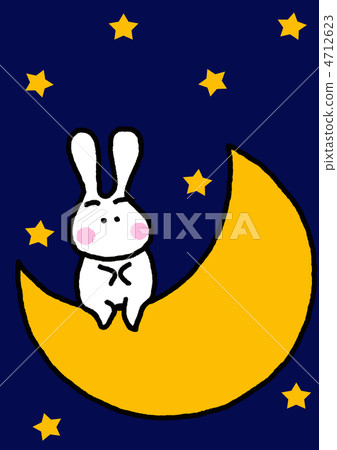 Usagi and crescent moon Usagi and crescent moon 4712623