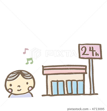 一個男孩和一家便利店 4713095