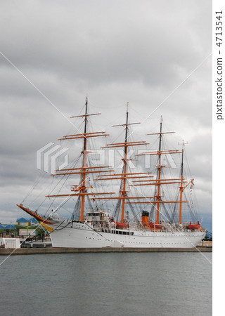 Sailing ship "Early · Kaio Maru" (Kaiomaru Park / Kaio Town of Imizu City, Toyama Prefecture) Sailing ship "Early · Kaio Maru" (Kaiomaru Park / Kaio Town of Imizu City, Toyama Prefecture) 4713541