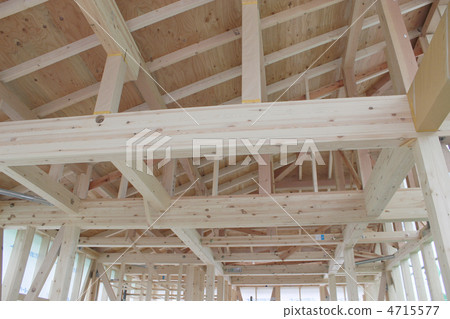 Wooden houses framework 4715577