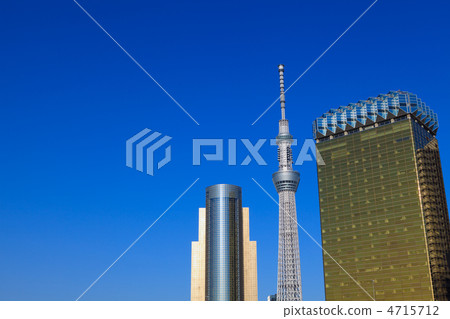 Tokyo Sky Tree and Skyscraper Group 4715712