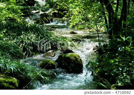 A calm mountain stream A calm mountain stream 4718092