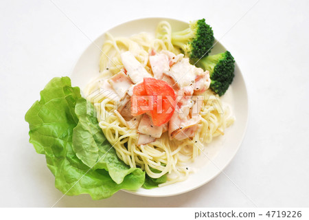 Handmade spaghetti carbonara Handmade spaghetti carbonara 4719226