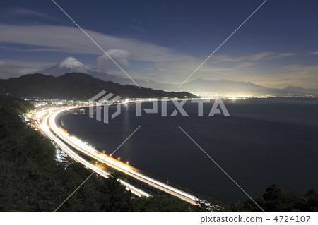 Night view of Suruga Bay 4724107