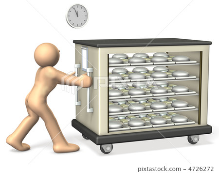 3DCG illustration showing the time of arrangement 4726272