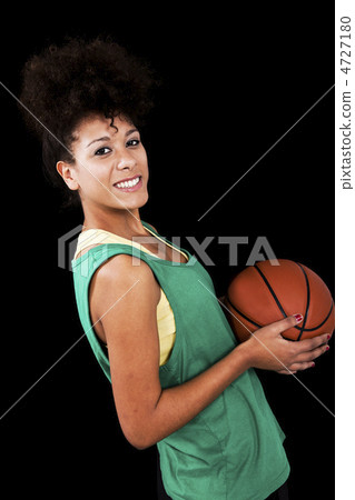 Woman with basketball 4727180