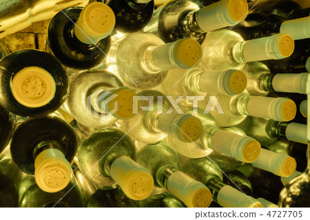 wine bottles stacked up wine bottles stacked up 4727705