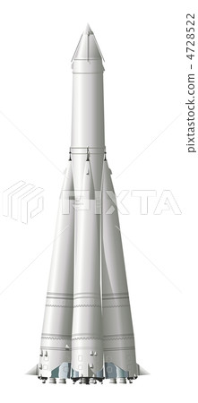 first space rocket with first satellite first space rocket with first satellite 4728522