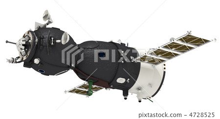 Spaceship isolated on white background Spaceship isolated on white background 4728525