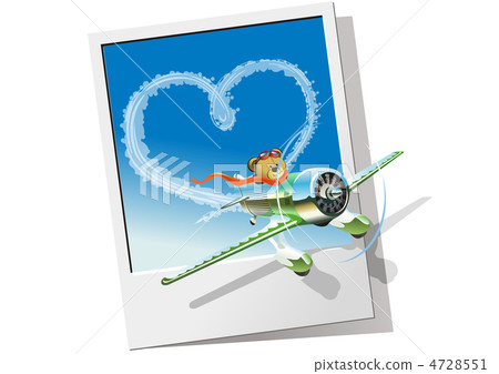Cartoon racing airplane - Stock Illustration [4728551] - PIXTA