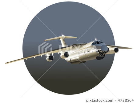 Vector art of jet cargo airplane Vector art of jet cargo airplane 4728564