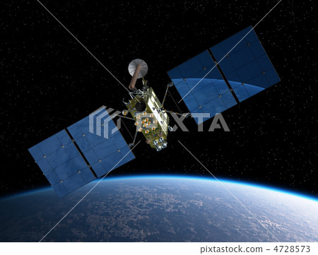 Modern navigation satellite Modern navigation satellite 4728573