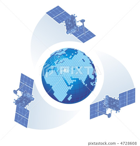 Global cellular network theme 4728608