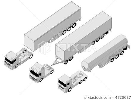 semi-truck set 4728687