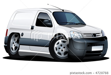 cartoon delivery van cartoon delivery van 4728788