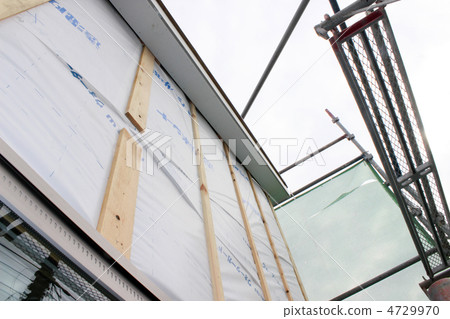 House before pasting the exterior wall 4729970