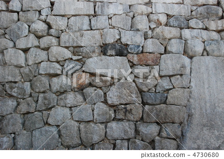 Toyama Castle's stone walls and large-scale tsutsumi-no-Nuno-Mori (Toyama Castle Ruins Park/Marunouchi, Toyama City, Toyama Prefecture) 4730680