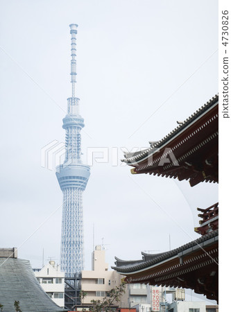 淺草寺和東京晴空塔 淺草寺和東京晴空塔 4730826