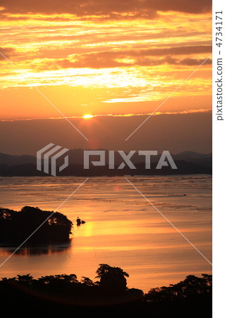 宮城縣松島的朝日 宮城縣松島的朝日 4734171