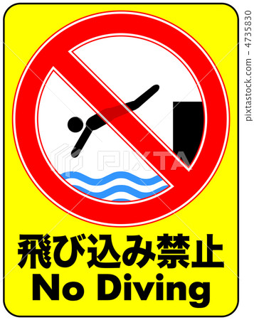 Dive prohibition A-39 4735830