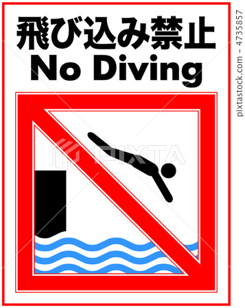 Dive prohibition A-64 4735857