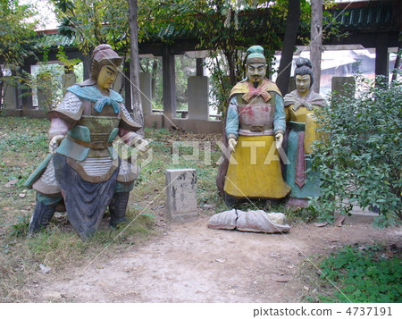 湖北省回族長坂Pa Park園劉備扔掉Ao的場景 4737191