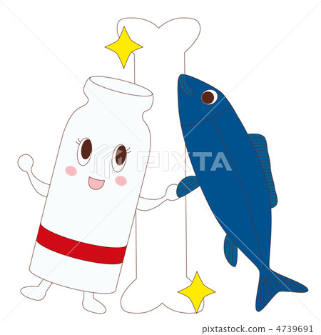 用牛奶和魚振作起來 4739691