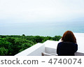 Terrace and women 4740074