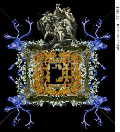Letter E. 4743614