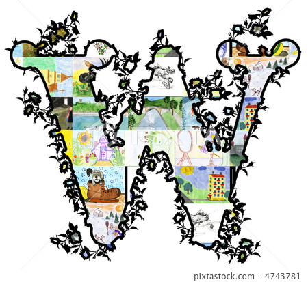 Letter W. Letter W. 4743781