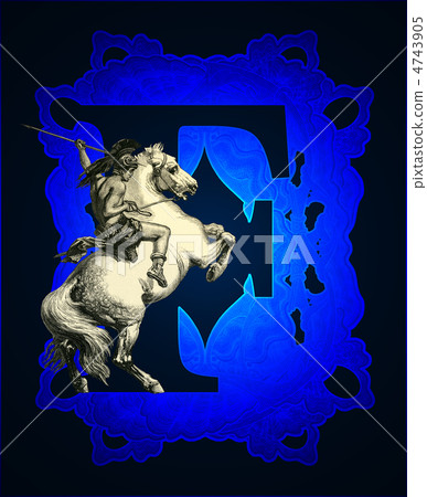 Letter F. 4743905