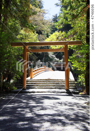 Ise Shrine style day prayer palace bridge 4746696