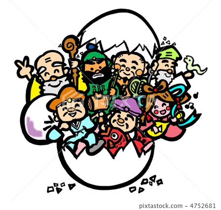 七個幸運神（帶蛇） 4752681