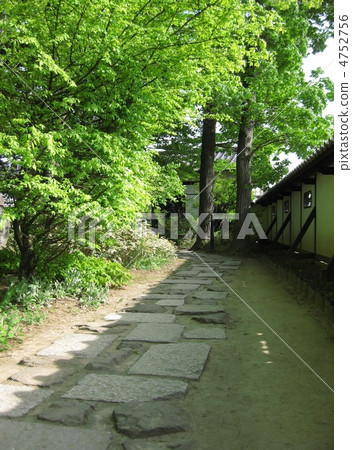 Garden of Matsumoto folk arts hall 4752756