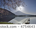 櫻花和富士山 4754643