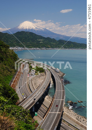 Fuji and the road Fuji and the road 4755961