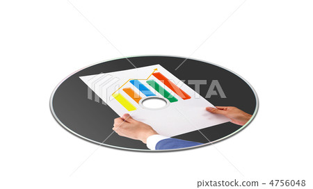 cd with business cover 4756048