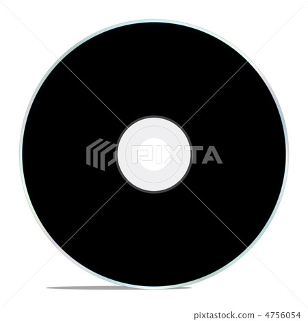 black cd isolated 4756054