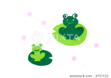 Frog made with felt 4757133