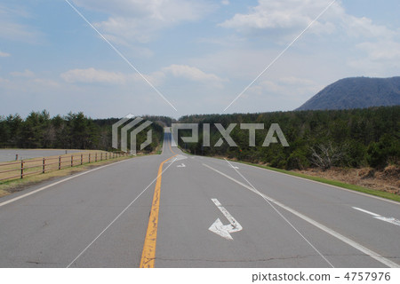 Gunma Asama Highway Spring Gunma Asama Highway Spring 4757976