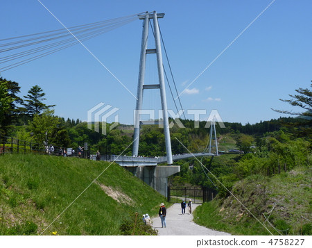 Japan's longest dream suspension bridge Japan's longest dream suspension bridge 4758227