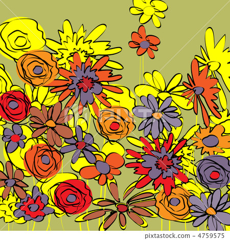 art floral ornament vintage background art floral ornament vintage background 4759575