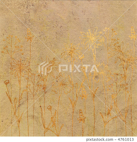 art vintage floral hand drawing background 4761013