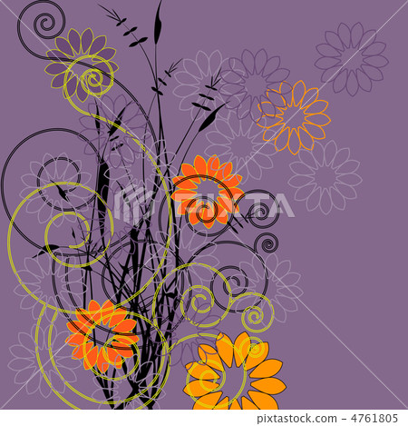 floral, flower pattern, toned 4761805