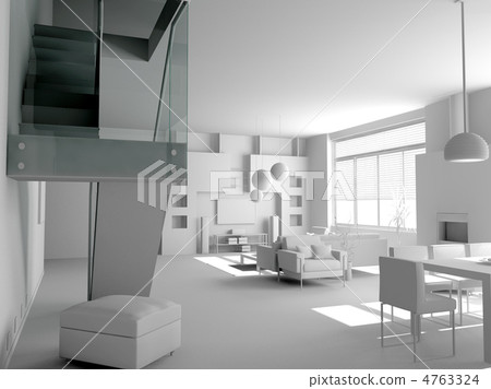 blank modern interior 4763324