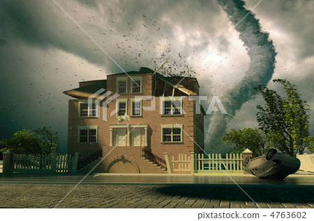 tornado over the house 4763602