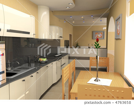 modern kitchen interior modern kitchen interior 4763658